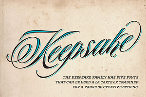 Keepsake Script Family