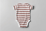 Baby Bodysuit Back View Mockup, a Shirt Mockup by DesignRushMarket (Thumbnail 2 of 2)