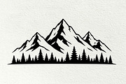 Mountain Scenes SVG Graphics, a Decorative Illustration by DENIDigitalArtSudio (Thumbnail 7 of 8)