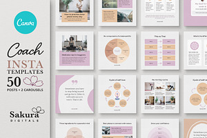 Life Coach Instagram Templates Pack