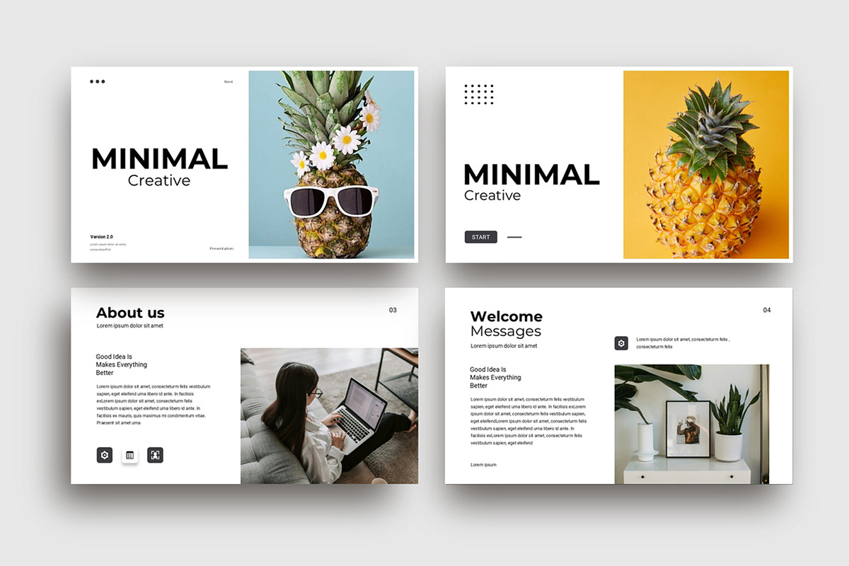 Creative Minimal Presentation, a Presentation Template by Dream-Lab (Photo 2 of 8)