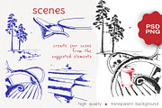 Coffee To Go&Desserts. Sketches., an Object Graphic by IrinaCzaran (Thumbnail 5 of 7)