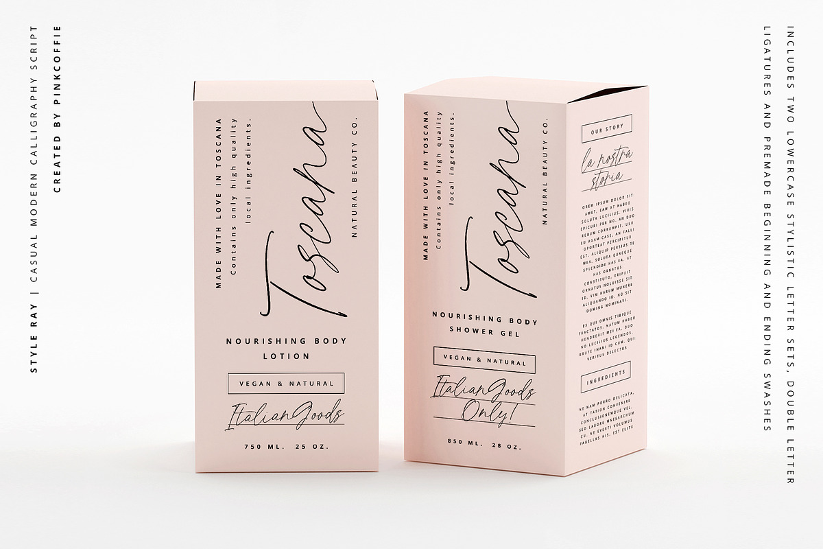 Style Ray | Casual Chic Script Font preview 3