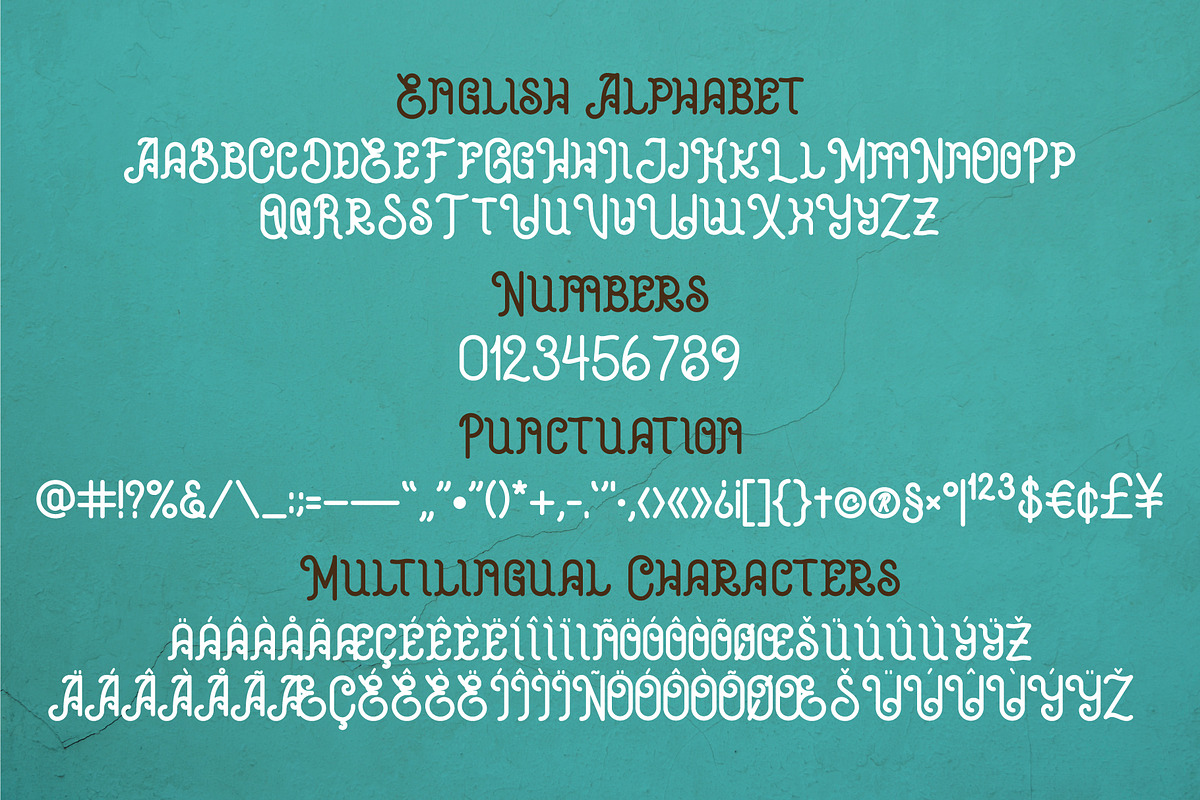 Bakehouse Label Font preview 2