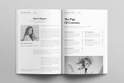 Modern Magazine Template, a Magazine Template by E-Type (Thumbnail 2 of 7)