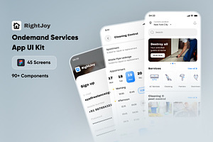 RightJoy - Service Booking UI Kit