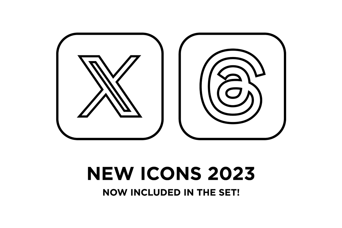 Rounded Square Minimalist Icons, a Solid Icon by Running With Foxes (Photo 2 of 8)