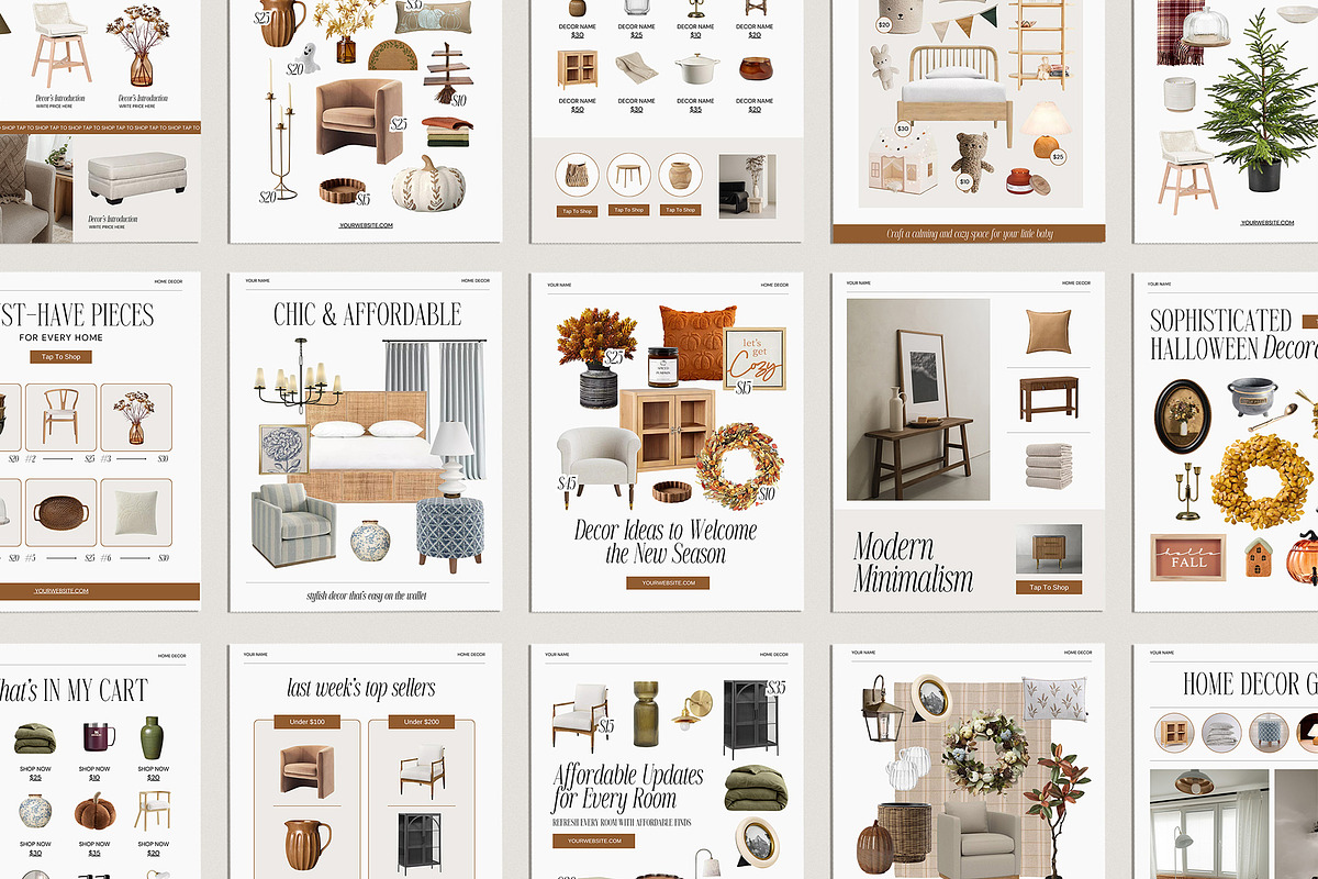 80 Canva LTK Instagram Bundle, a Social Media Template by Amaré Creative (Photo 5 of 8)