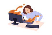 People on fire concept, a Person Illustration by Good Studio (Thumbnail 9 of 9)