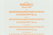 Hotel Paradiso Vintage Font Family, a Handwritten Font by Ayya Studio (Thumbnail 16 of 16)