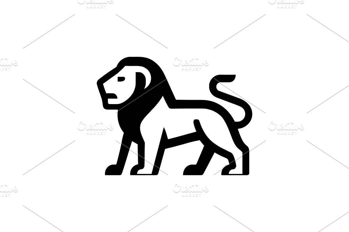 Lion Modern Logo Lion, a Branding & Logo Template by Vectorium Studio