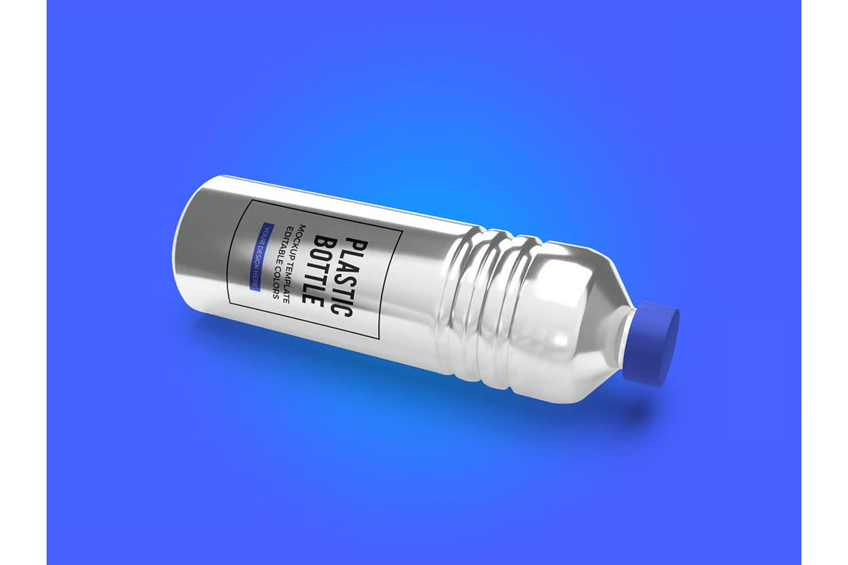 Mineral Water Bottle Mockup Template, a Packaging Mockup by DesignRushMarket (Photo 8 of 11)