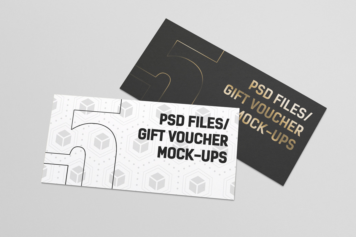Gift Voucher Muck-Ups, a Print Template by resumetemplathttps://d3es (Photo 4 of 8)