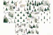 Watercolor forest., an Animal Illustration by TaPilipa (Thumbnail 10 of 10)