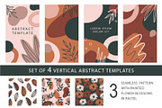 10 abstract vector pattern +bonus, a Pattern Graphic by Olena Halahan (Thumbnail 3 of 10)