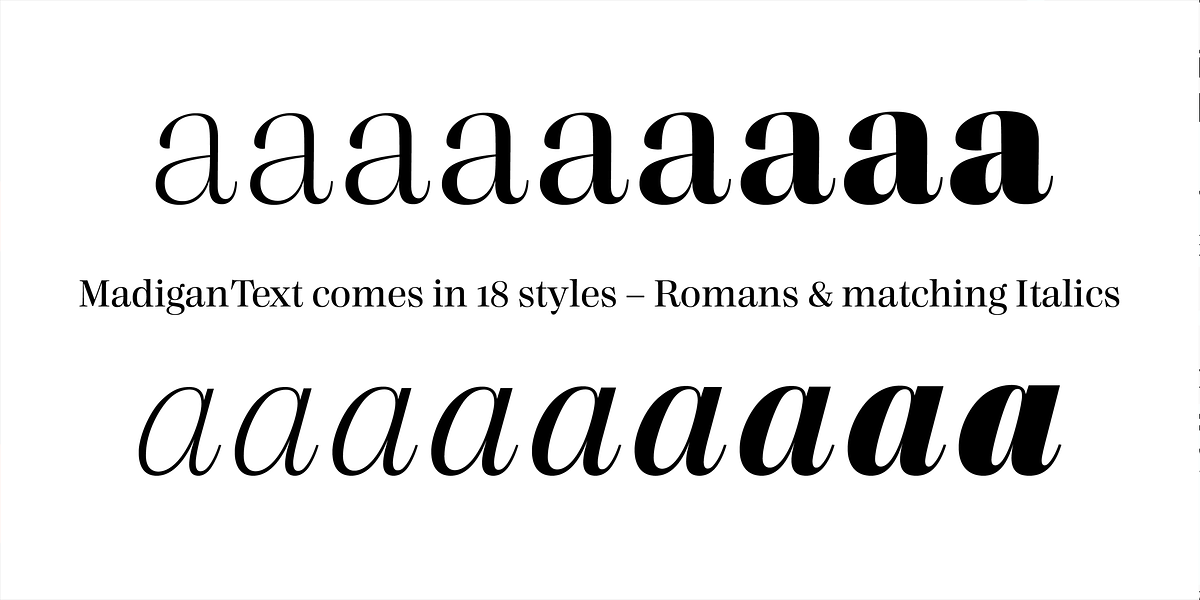 Madigan Text, a Serif Font by Hoftype (Photo 7 of 11)
