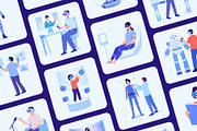 VR Illustration Art Set, a Technology Illustration by Brickclay (Thumbnail 6 of 9)