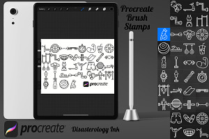 Gym & Fitness Set 1 Procreate Brush