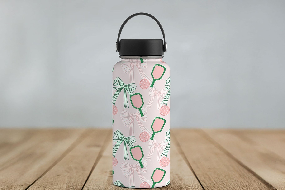 Pickleball Repeat Pattern Pink, a Pattern Graphic by Hello Holly Studio (Photo 4 of 10)