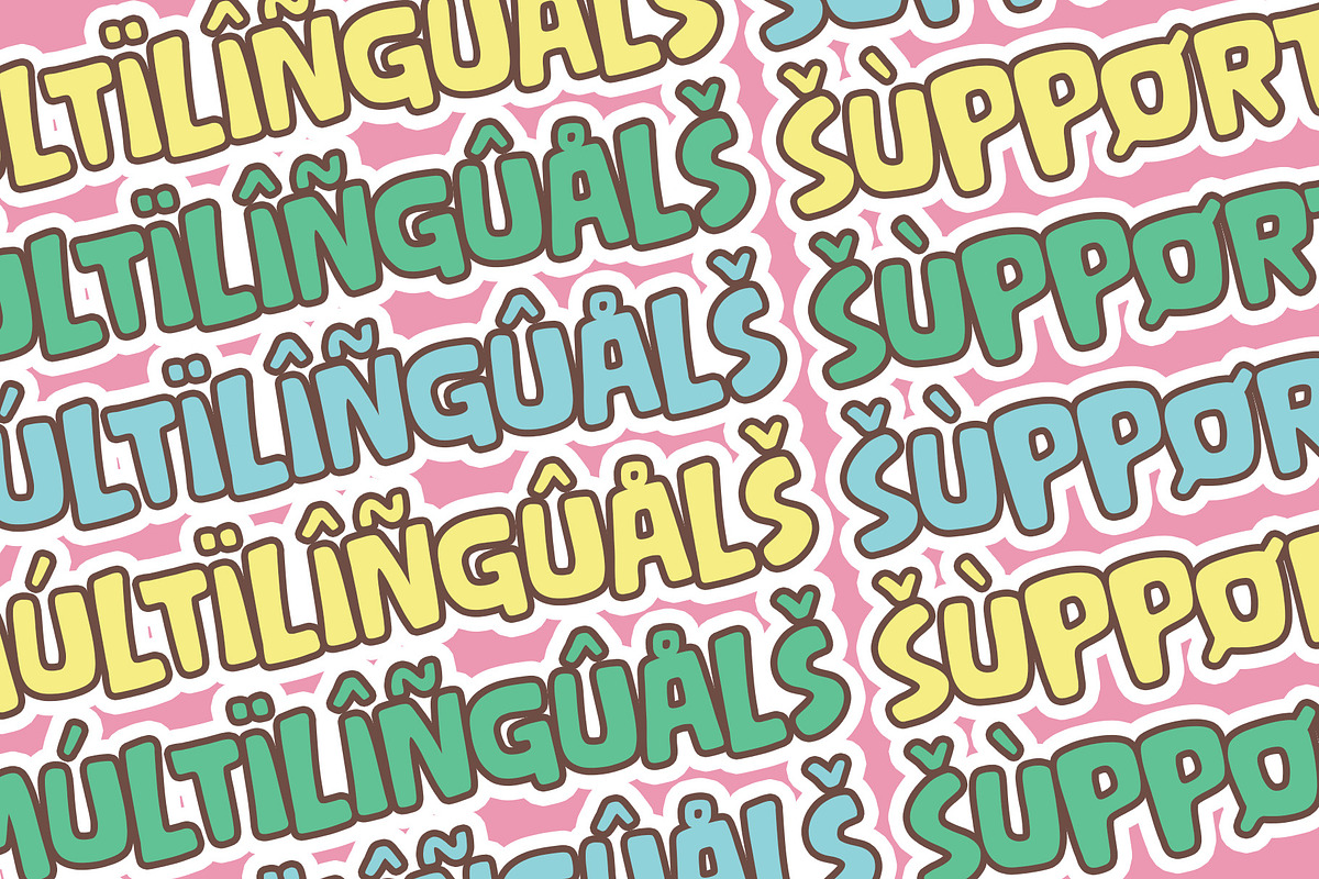 Bouncy Bites – Playful Font, a Sans Serif Font by Salamahtype (Photo 7 of 8)