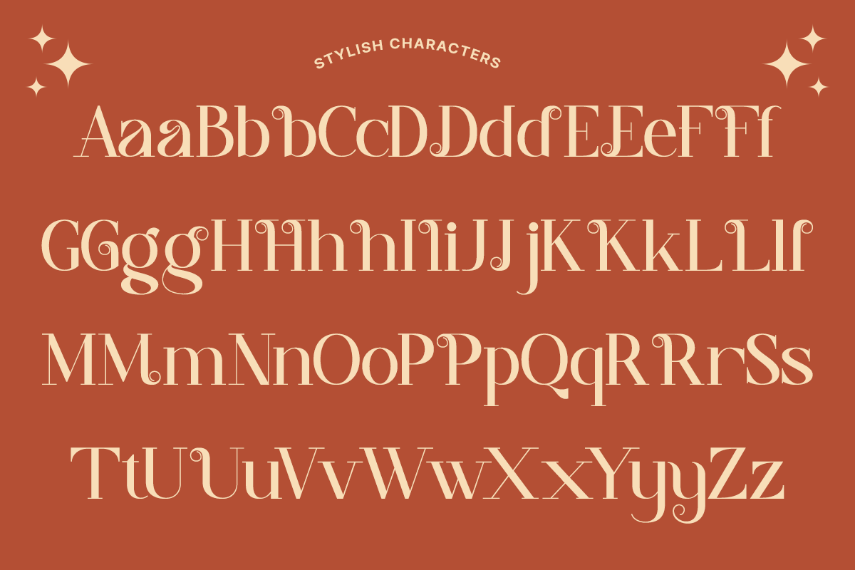 Regal Flourish - Unique Serif Font, a Serif Font by Sohel Studio (Photo 10 of 10)