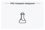 Laboratory Tube and FLask Icons, a Healthcare Illustration by Designfour (Thumbnail 4 of 7)