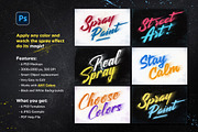 Spray Paint Text Effects, a Layer Style Add-On by Andrew Skoch Design (Thumbnail 8 of 9)