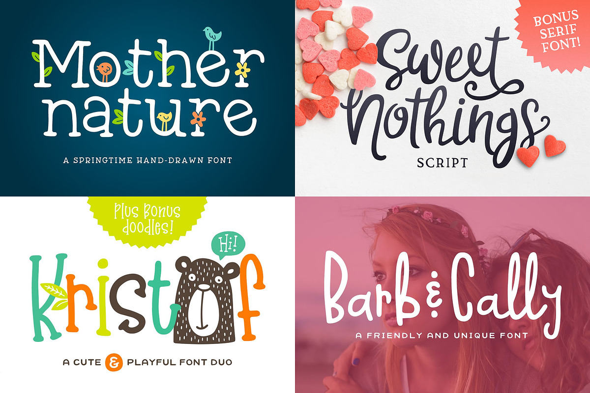 Sweet Tooth Font Bundle preview 3