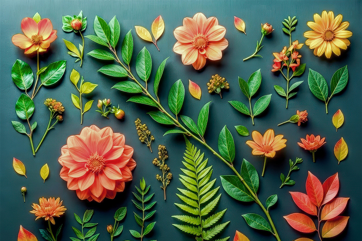 Vibrant Botanical Floral Collection, a Seasonal Illustration by StockVerse Creative (Photo 4 of 4)