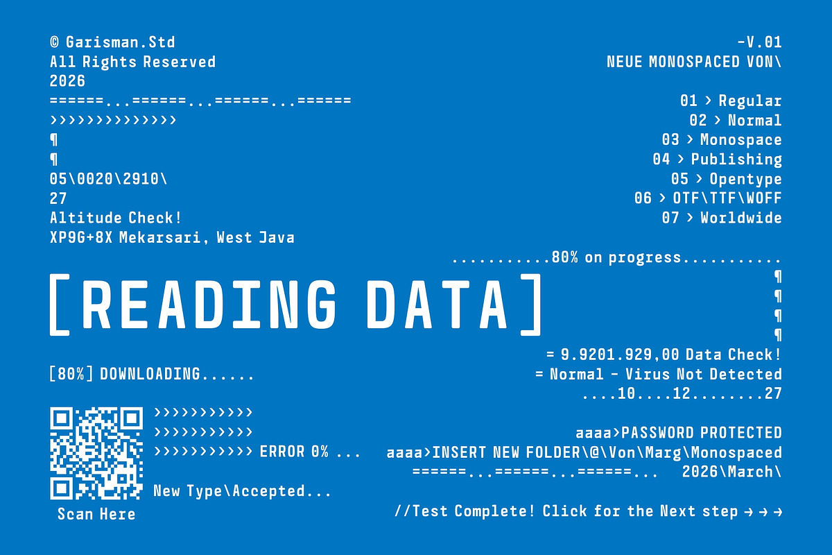 GR Marg Monospace, a Sans Serif Font by Garisman Std (Photo 8 of 18)