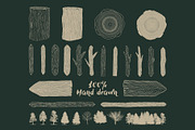 Wood Grain & Tree Texture Vector, a Texture Illustration by Seaquint (Thumbnail 3 of 5)