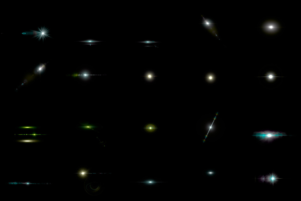 100 Lens Effect Brushes for PS Vol 1, a Brush Add-On by Creative Graphics (Photo 3 of 7)