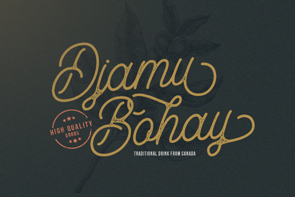 Aurelig Vintage Script (3 Fonts), a Sans Serif Font by Vultype Co. (Photo 9 of 18)