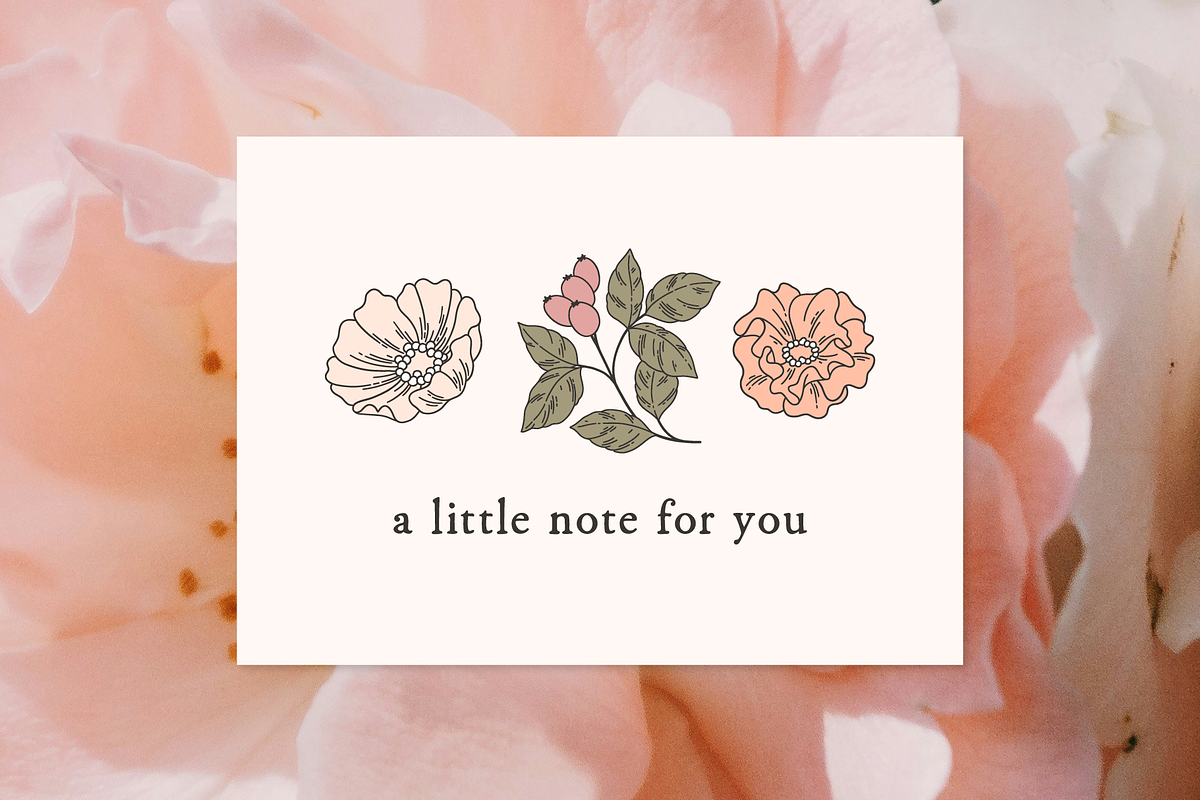 Garden Floral Vector Illustrations, a Decorative Illustration by Emma Webb Studio (Photo 8 of 9)