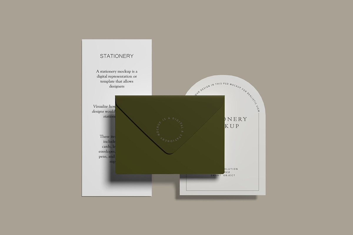 Stationery Mockup Scene Creator, a Books & Magazine Mockup by pixiegraphics (Photo 4 of 9)