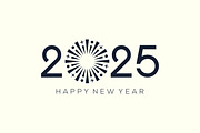 2025 Happy New Year design vector., a Branding & Logo Template by BARONSTD (Thumbnail 2 of 3)