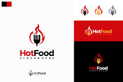 Set of Hot Food Logo designs concept, a Branding & Logo Template by Lucky Creative (Thumbnail 3 of 5)