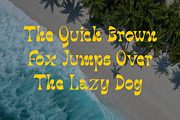 Tropical Paradise Retro Display Font, a Serif Font by Muntab_Art (Thumbnail 2 of 11)
