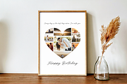 Heart Photo Collage Canva Template, a Social Media Template by GraphiCarola (Thumbnail 14 of 15)