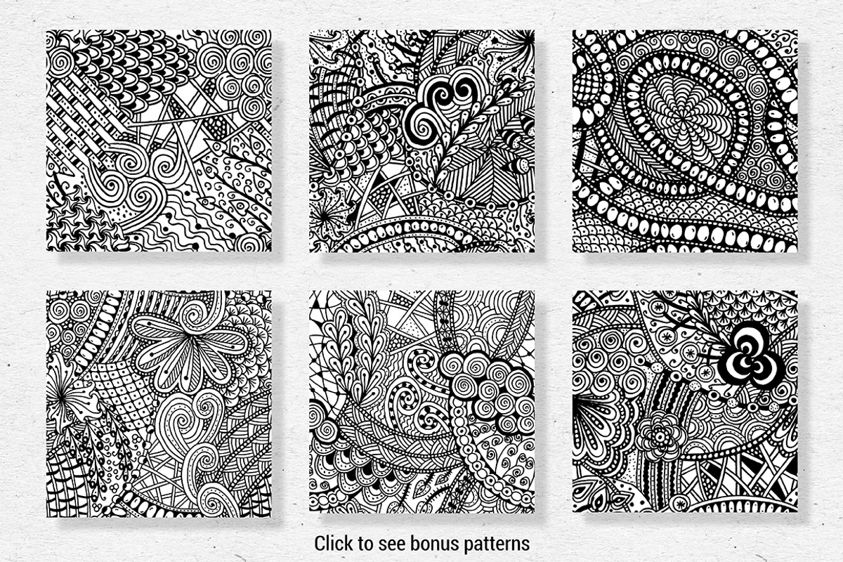 Zen BUNDLE. Ornamental collection, a Decorative Illustration by Pippi Draws (Photo 4 of 4)