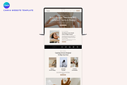 Coach Canva Website Template Kit, a Landing Page Template by Web Template Market (Thumbnail 1 of 4)