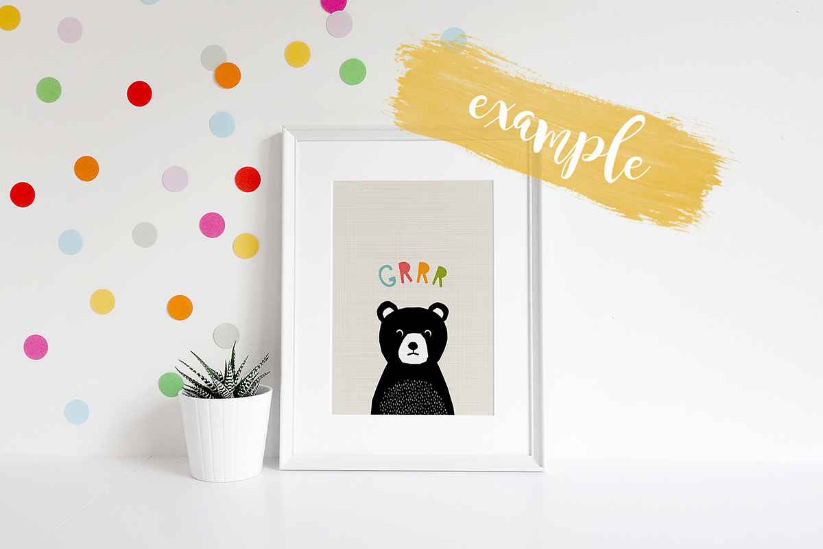 Print Mockup - Nursery Styled Frame, a Print Template by YOYO Photo (Photo 2 of 2)