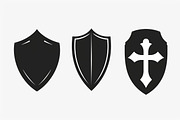 Medieval Shield Silhouette Bundle, an Illustration by Designs_River (Thumbnail 8 of 10)