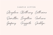 Michellina Handwritten Font, a Handwritten Font by typeline studio (Thumbnail 5 of 9)