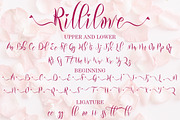 Rillilove, a Script Font by Yoga Letter (Thumbnail 11 of 12)