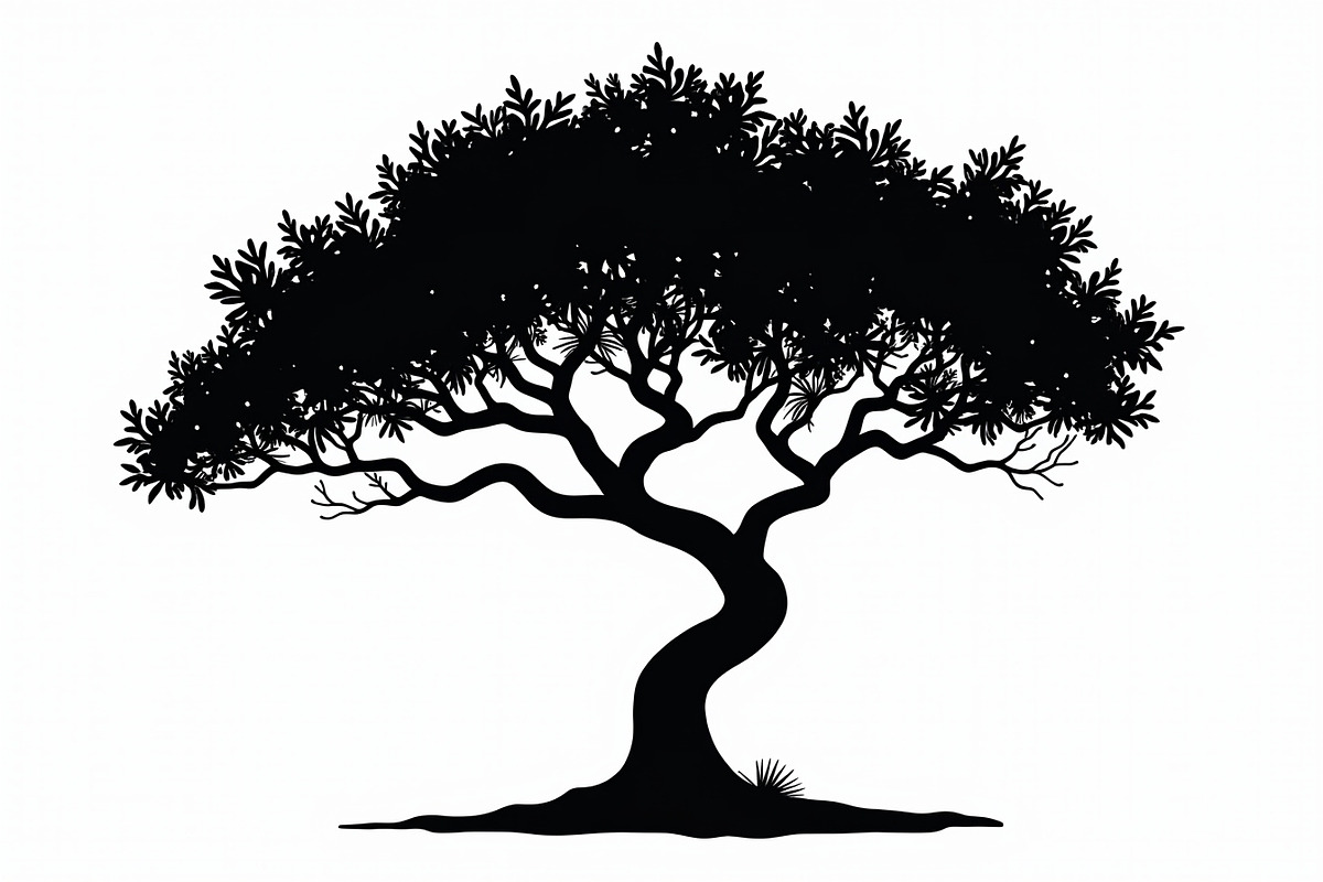 Black Tree SVG Bundle, an Illustration by hafijul (Photo 14 of 21)