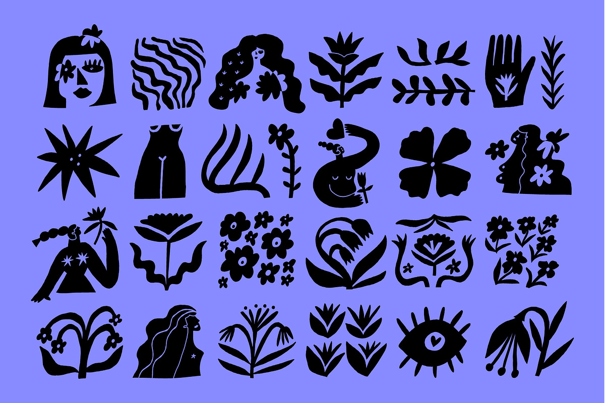 FOLK GODDESS | 212 BRANDING SHAPES, a Decorative Illustration by Favete Art (Photo 5 of 22)