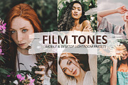 Film Tones Lightroom Presets, a Layer Style Add-On by GeorgeKhelashvili (Thumbnail 1 of 9)