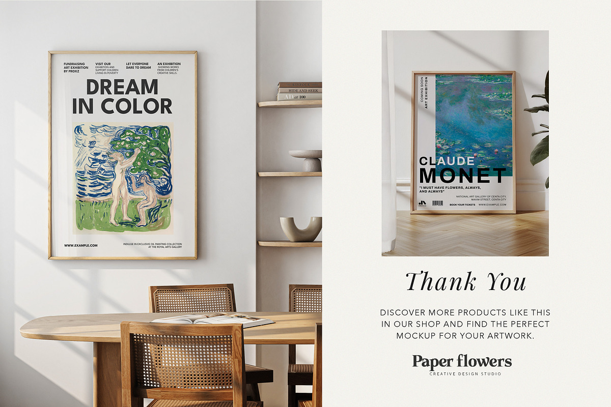 Modern Frame Mockup, a Mockup by Paper Flowers Studio (Photo 3 of 5)