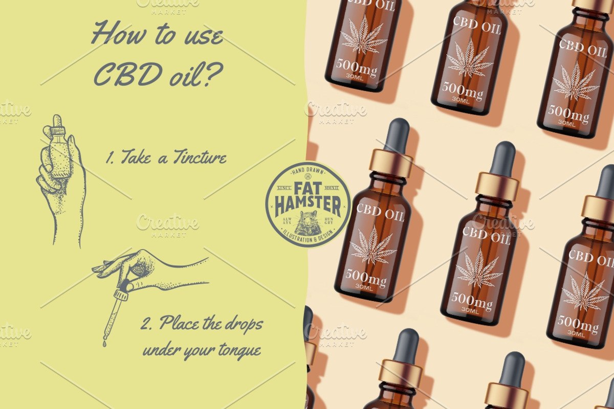 Cannabis & Hand vintage illustration, a Healthcare Illustration by Fat Hamster (Photo 7 of 16)